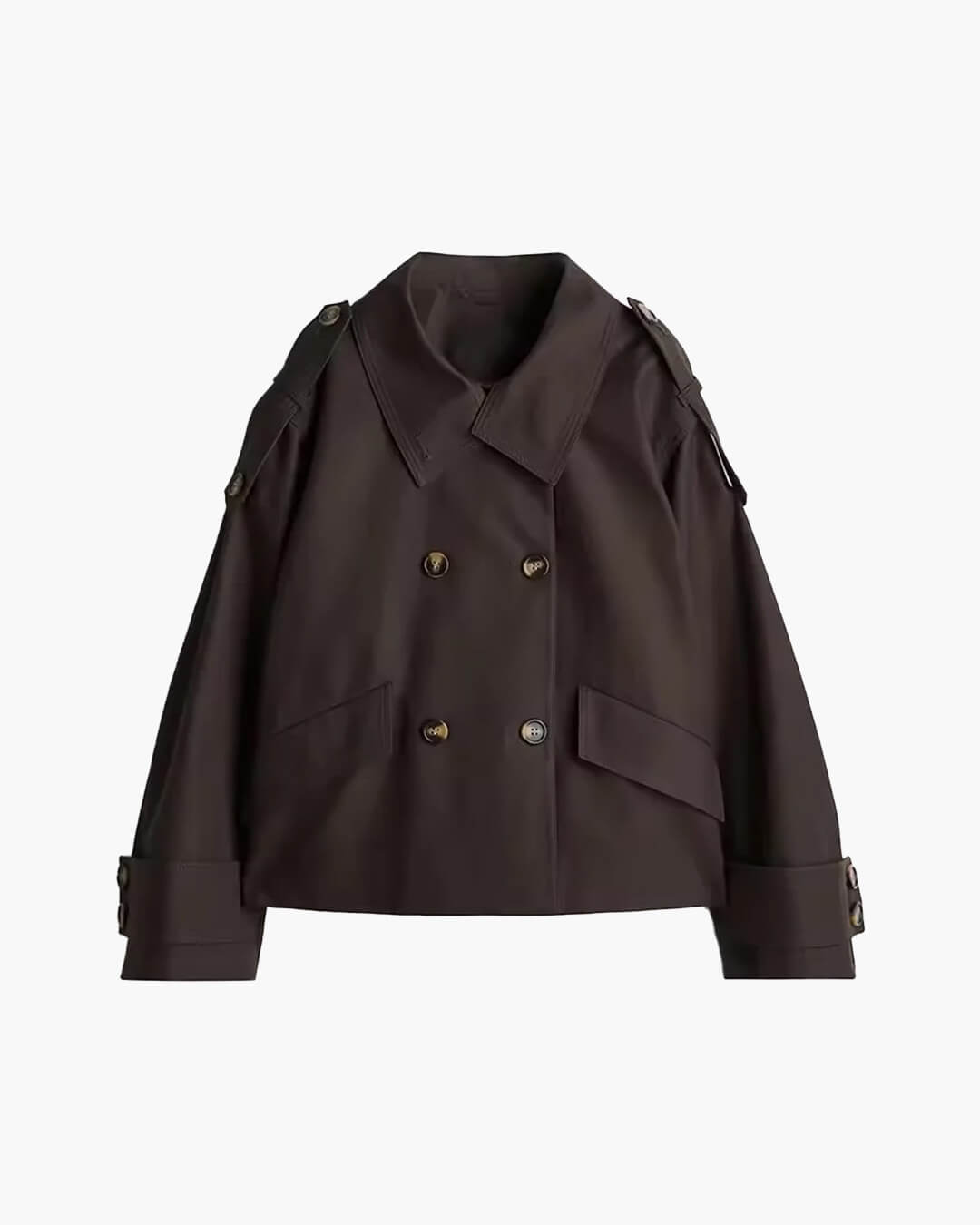 Krátký trenčkot Brynn se stojáčkem