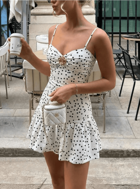 ZEYA - Amy Polka Dot Mini Dress