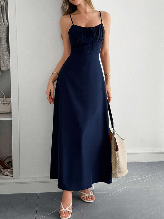 ZEYA - Aleana Ruched Waist Maxi Dress