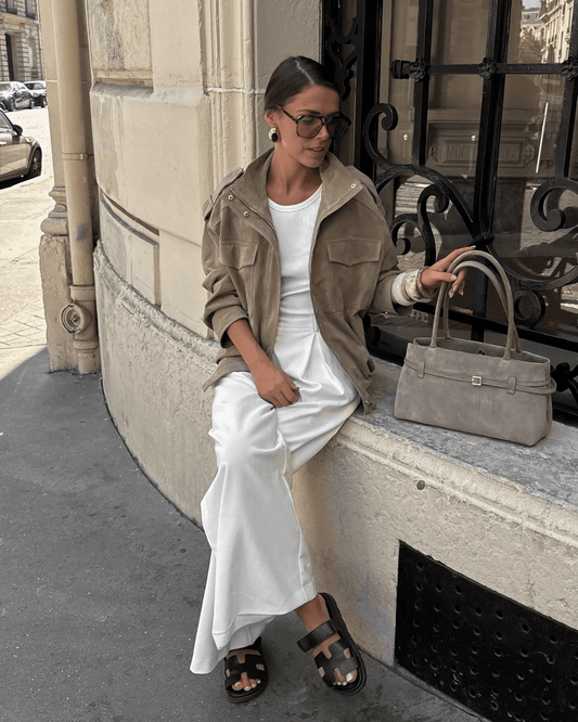 ZEYA - Alexandra High - Neck suede Jacket