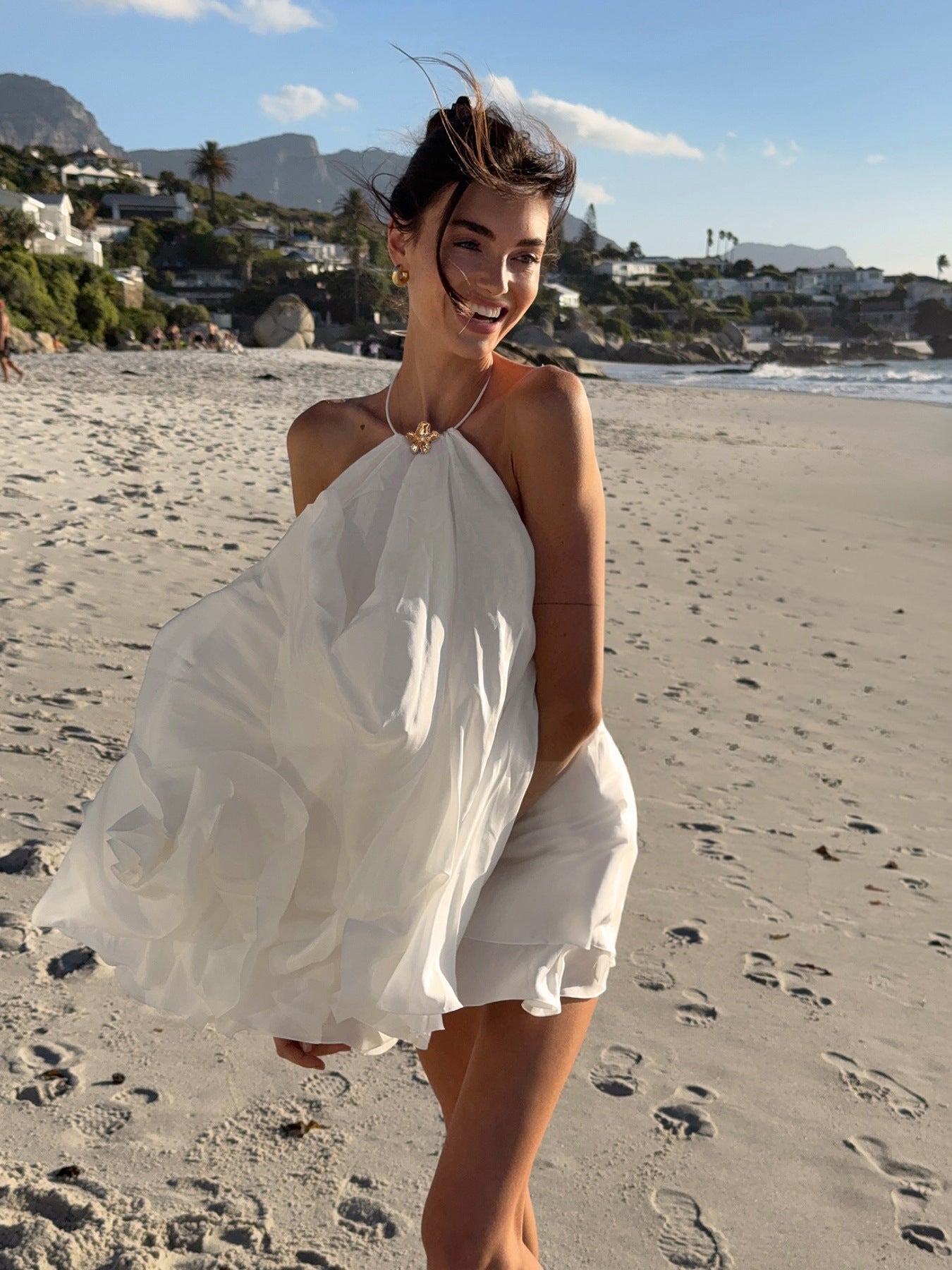 ZEYA - Alyson Halter Backless Beach Dress