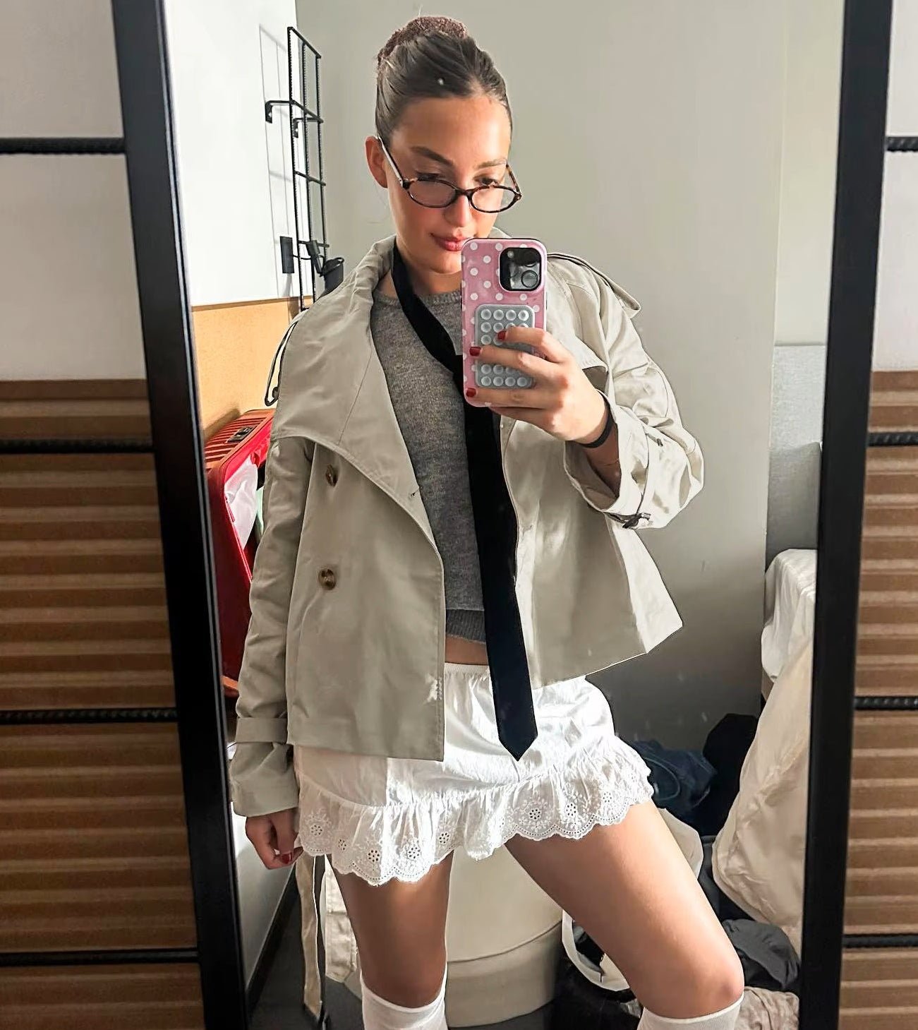 ZEYA - Amelie Belted Trench Coat