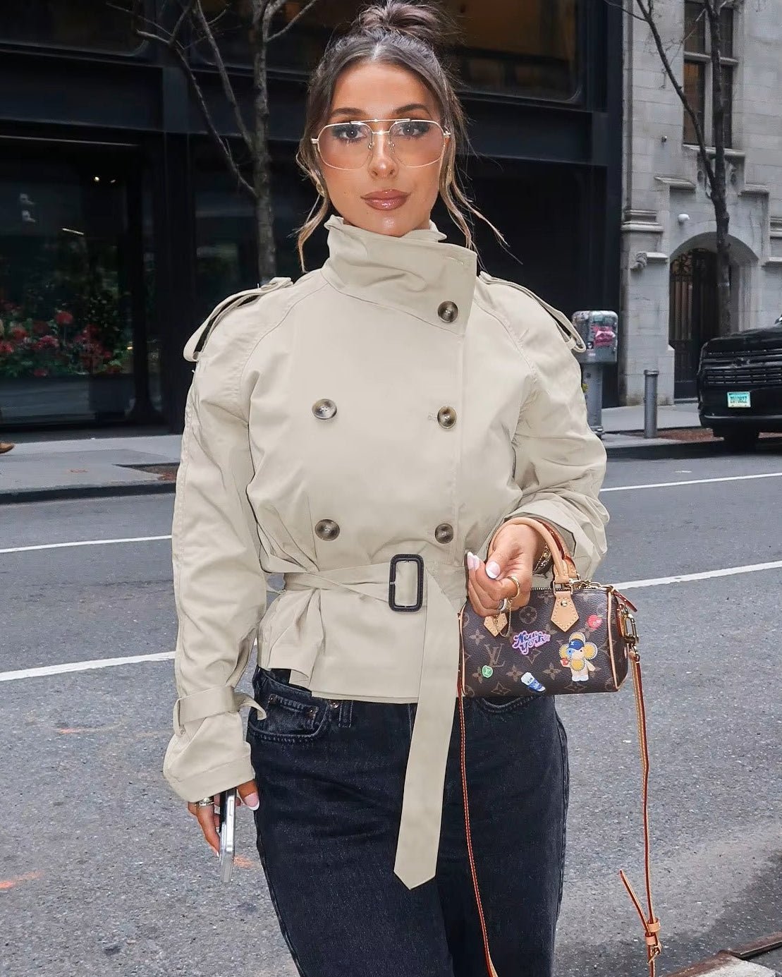 ZEYA - Amelie Belted Trench Coat