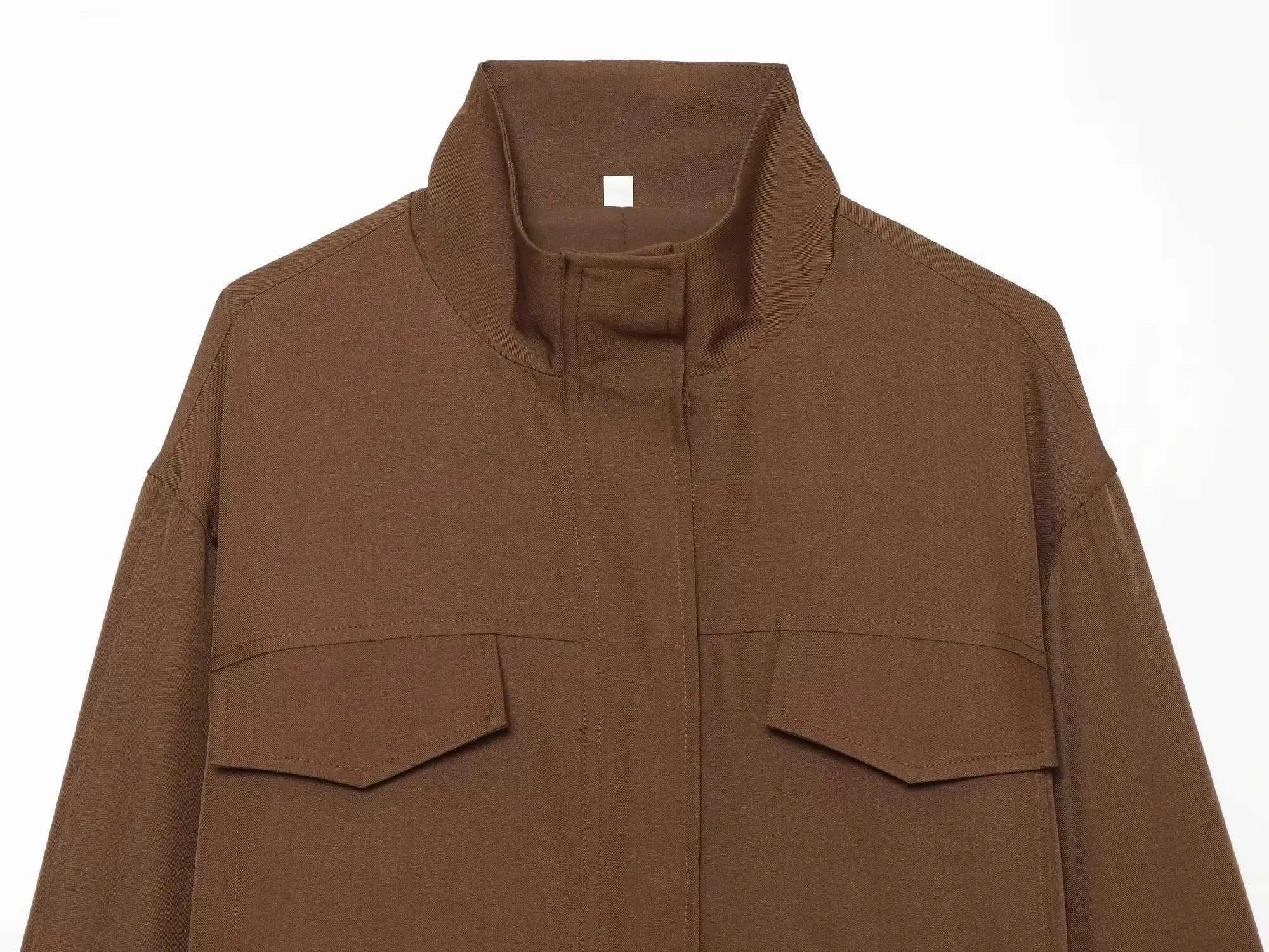 ZEYA - Amelie Brown Zip Jacket