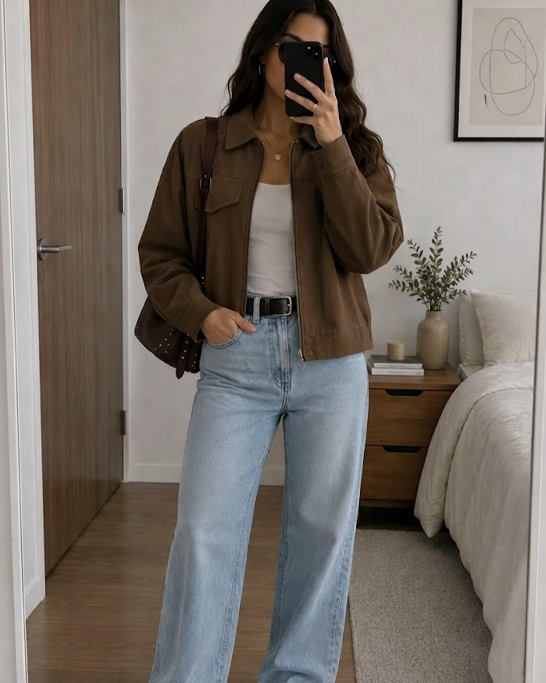 ZEYA - Amelie Brown Zip Jacket