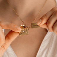 Colier tip plic elegant Amira
