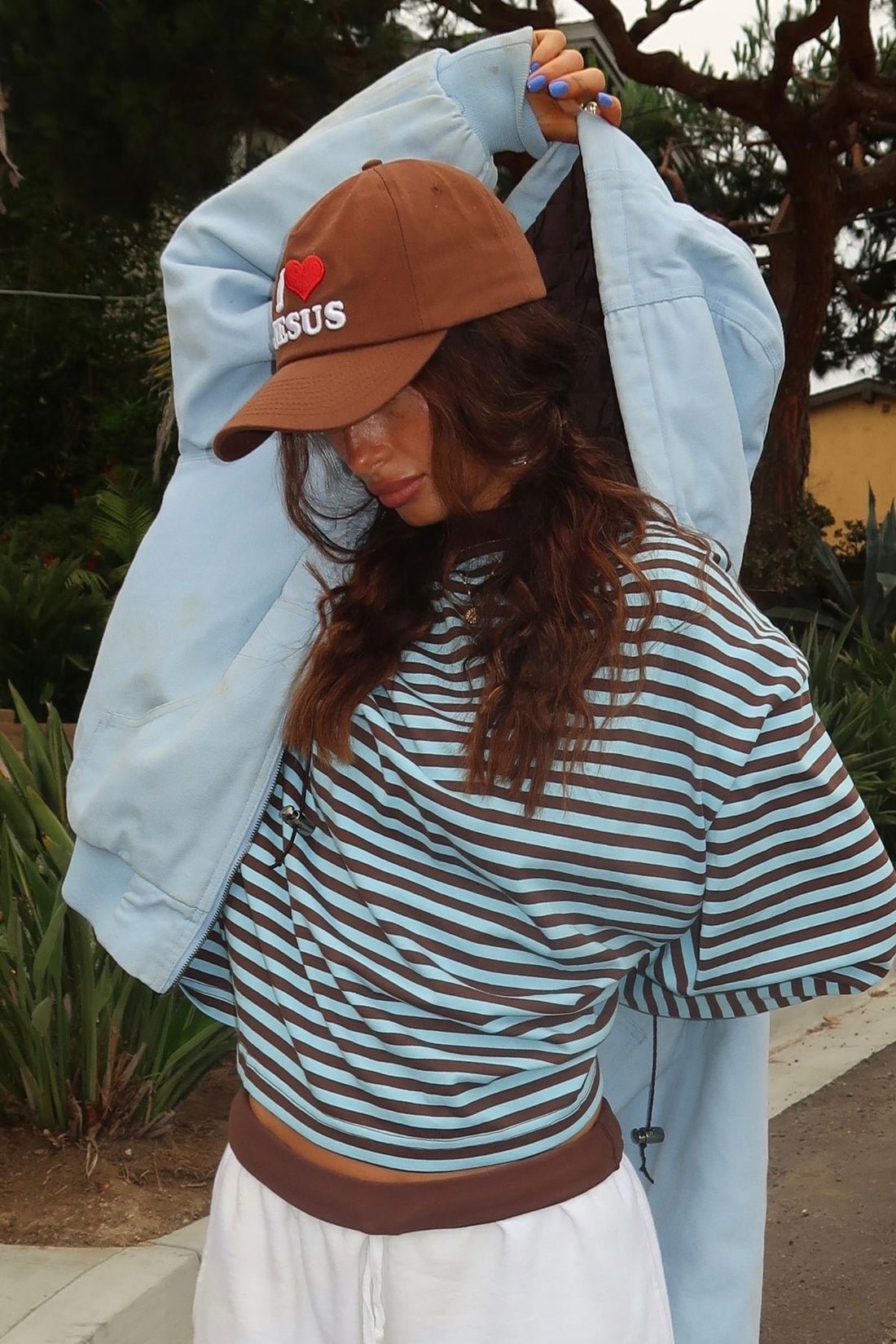 ZEYA - Angela Striped Oversized Knit Sweater