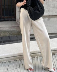 Angelita szatén bő szárú nadrág