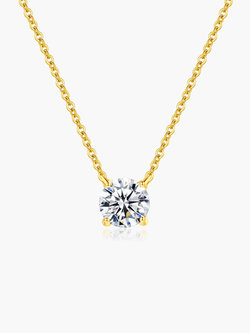 Aralyn Round Zirconia Pendant Necklace