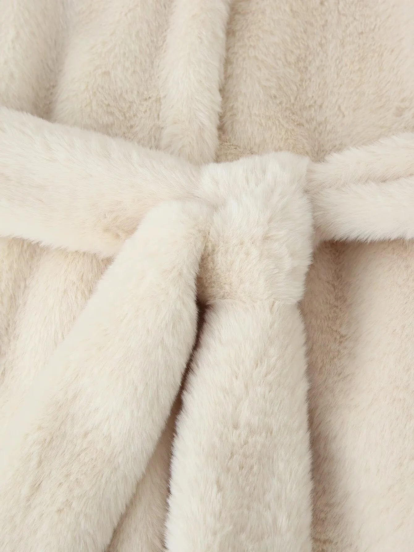 ZEYA - Ariana Faux Fur Coat with Belt