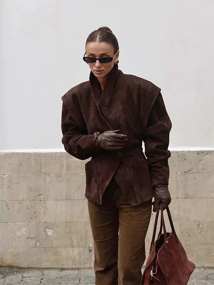 ZEYA - Ariana Retro Suede Jacket