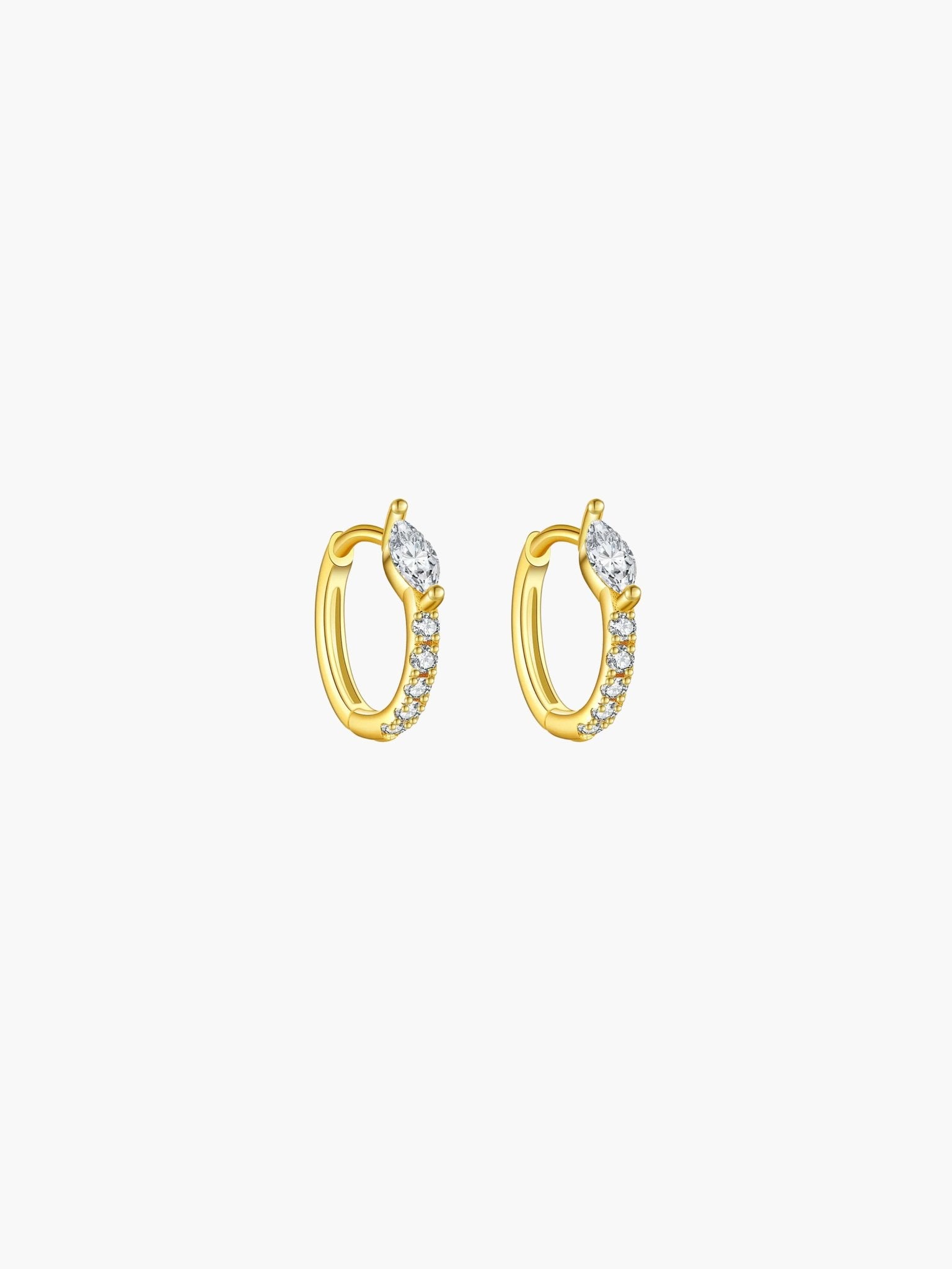 ZEYA - Aubrey Hoop Huggie Earrings