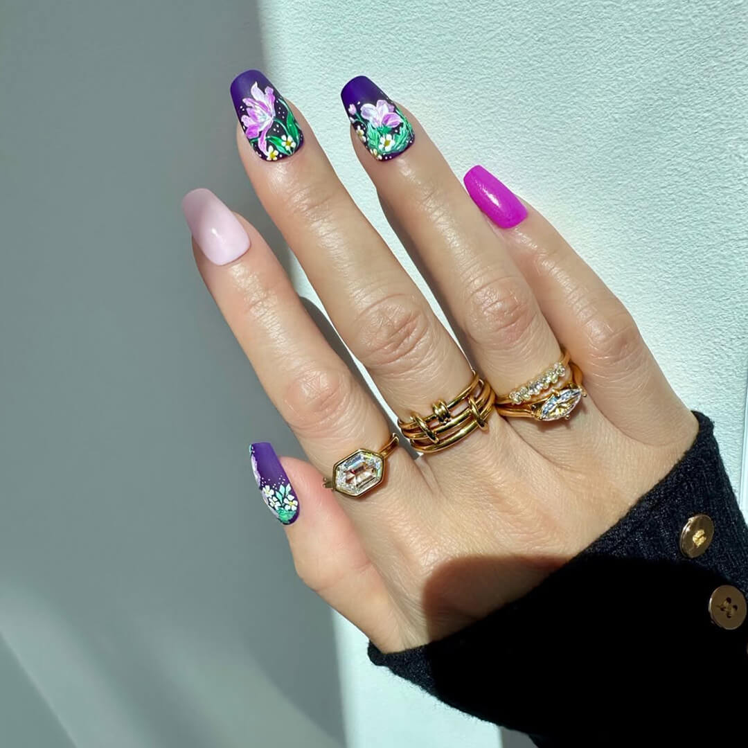 ZEYA - Aura Plain Interlocking Ring