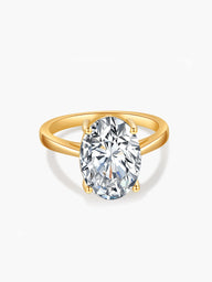 Avianna Oval Zirconia Bånd Ring