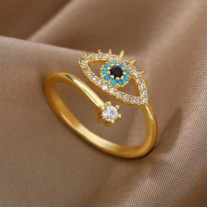 ZEYA - Ayla Evil Eye Ring