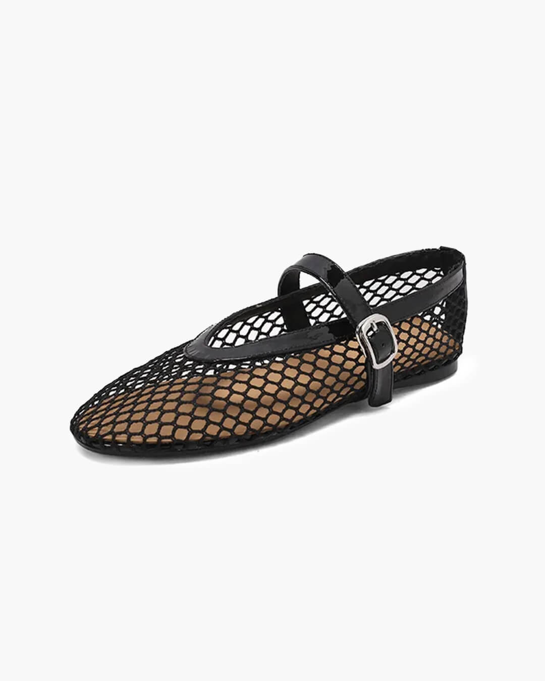 Ballerines en maille à boucle Beatrice