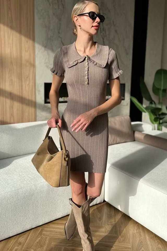ZEYA - Beatrice Cable-Knit Sweater Dress
