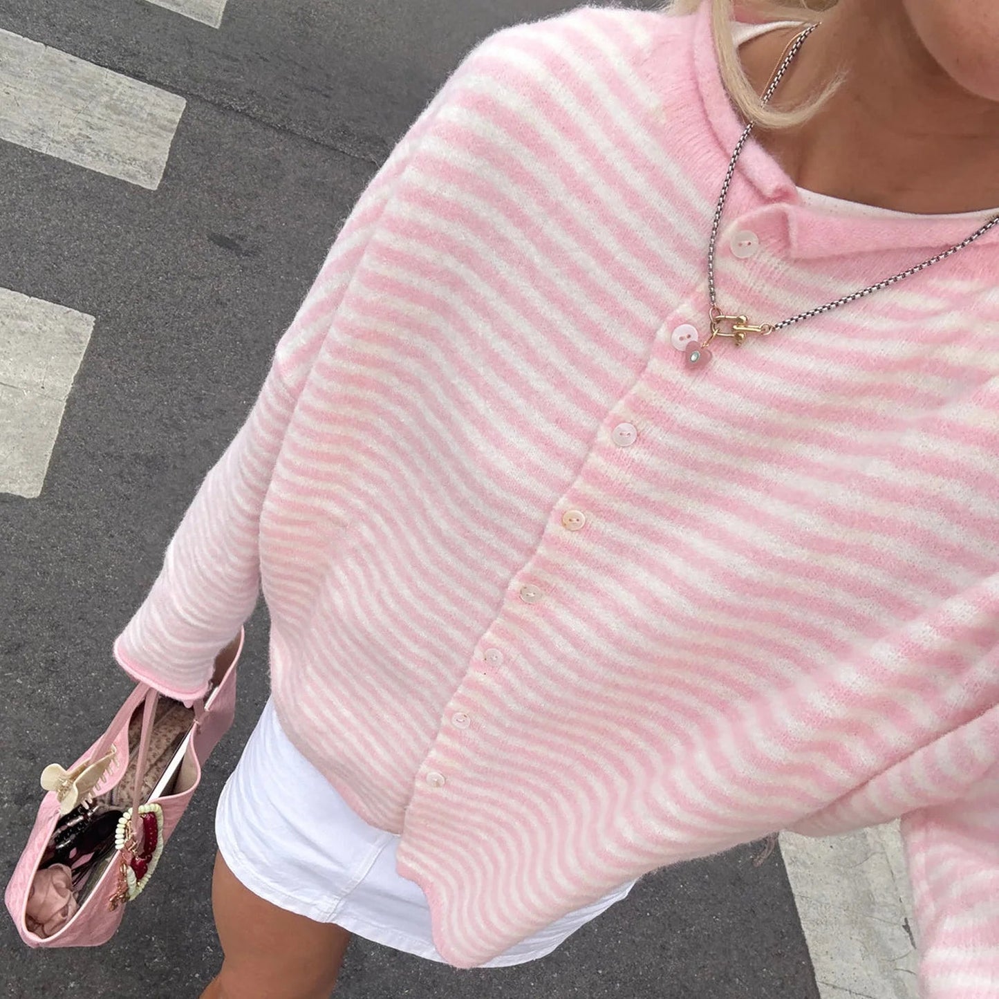 ZEYA - Belinda Striped Cardigan