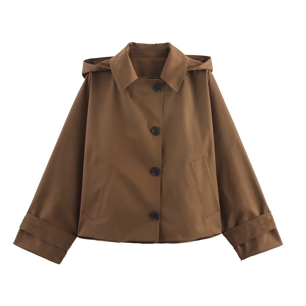 ZEYA - Bella Hooded Windbreaker Jacket