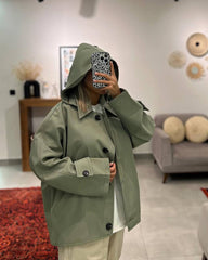 Adelmira Hætte Windbreaker Jakke