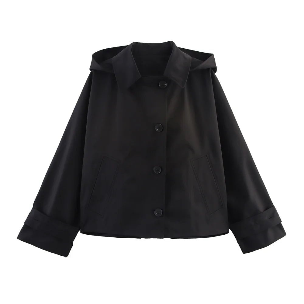 ZEYA - Bella Hooded Windbreaker Jacket