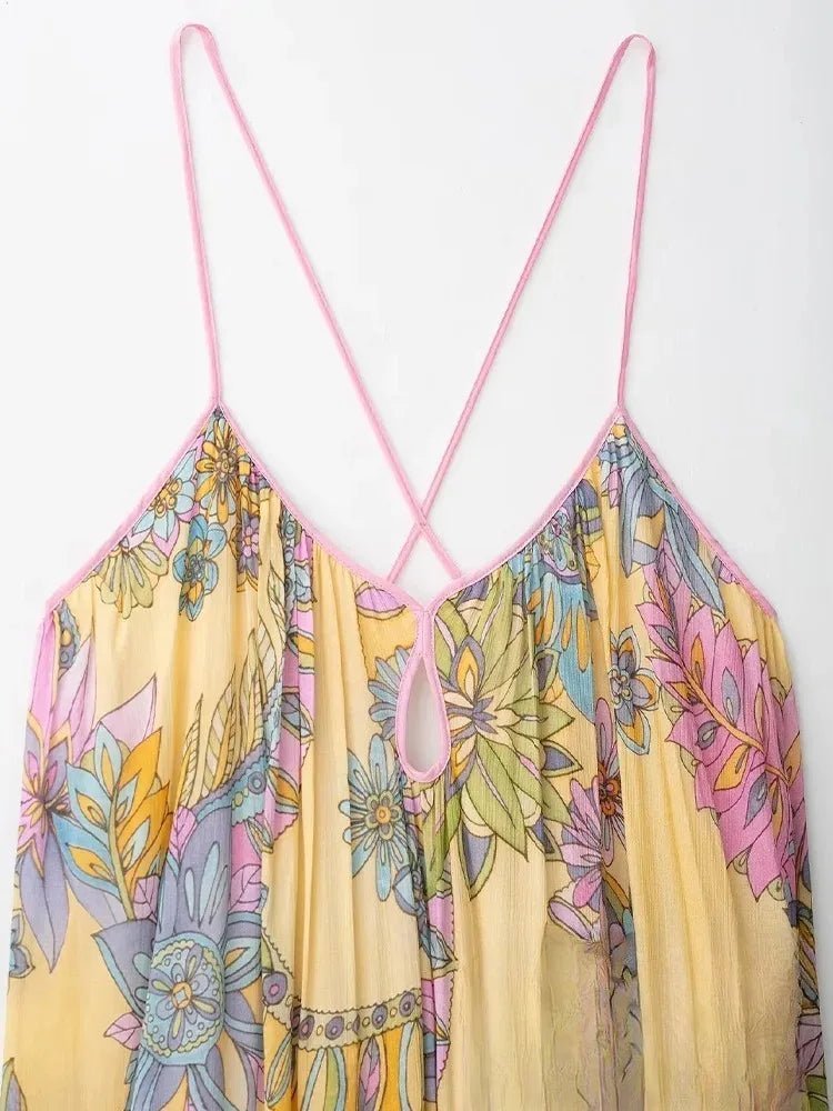 ZEYA - Betty Floral Chiffon Cami Dress