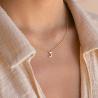 Collana con iniziale dorata Elsa