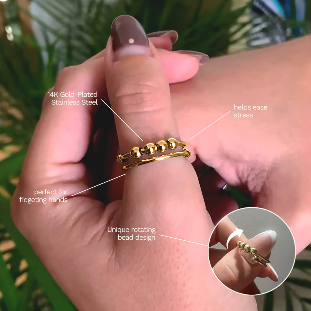ZEYA - Blair Anxiety Spinner Ring