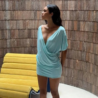Rochie mini Brena cu drapaje