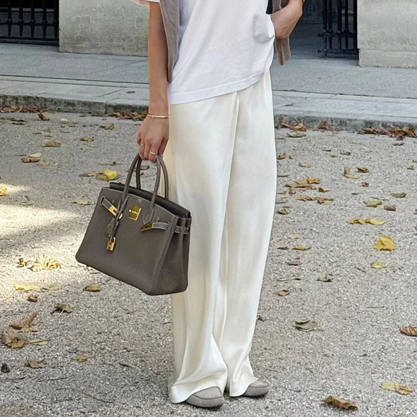 ZEYA - Brie Satin Flare Pants