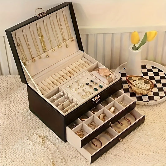 ZEYA - Calista Vegan Leather Jewelry Organizer