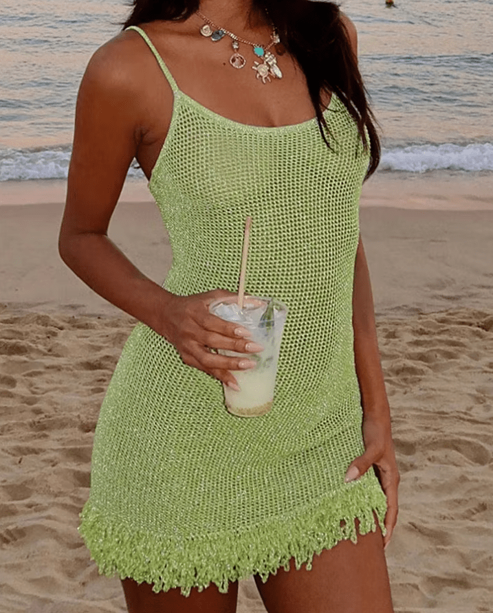 ZEYA - Candice Mesh Knit Bodycon Dress