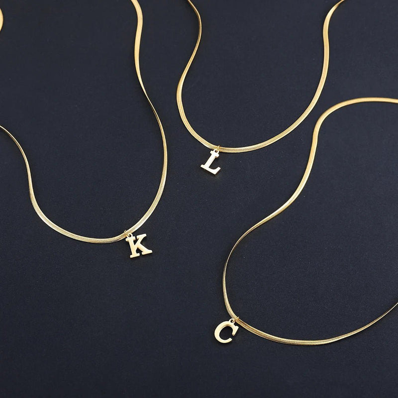 ZEYA - Capriana Inital Necklace