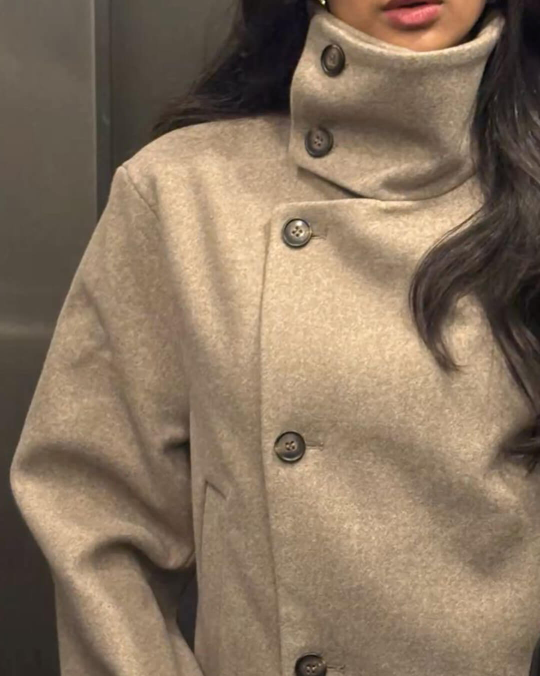 ZEYA - Cardi Jacket with Stand Collar