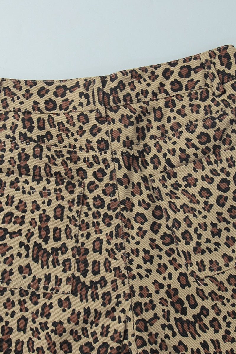 ZEYA - Carla Leopard Print Shorts
