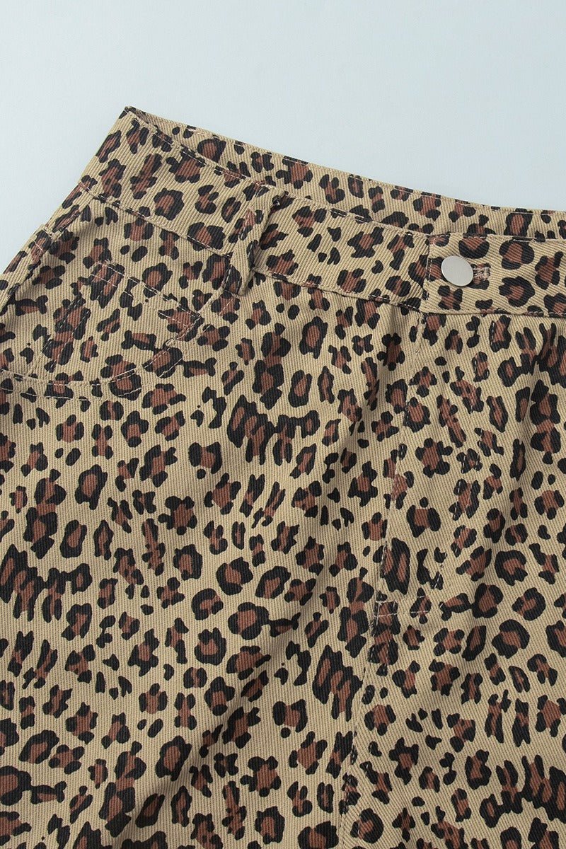 ZEYA - Carla Leopard Print Shorts