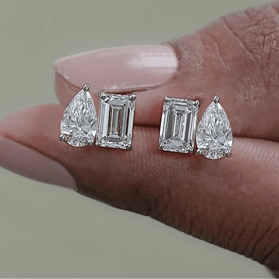 ZEYA - Carla Pear Zirconia Earrings