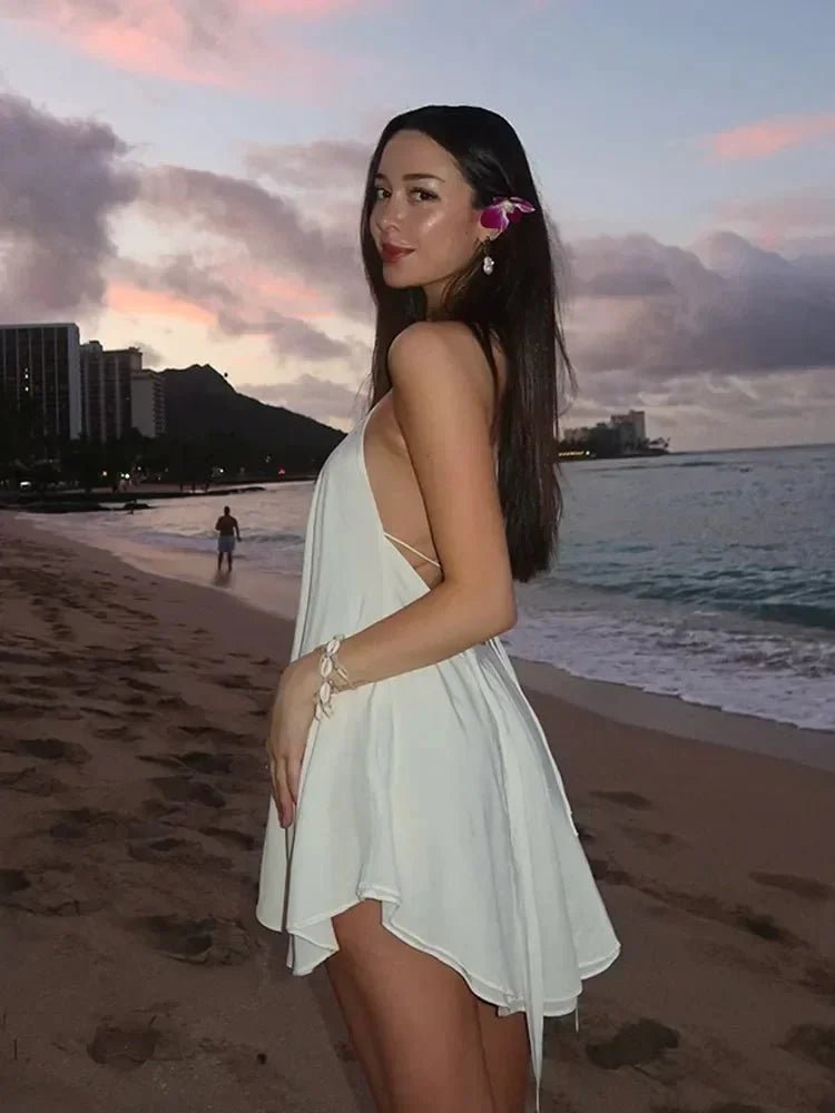 ZEYA - Catalina Off-Shoulder Hollow Out Summer Dress
