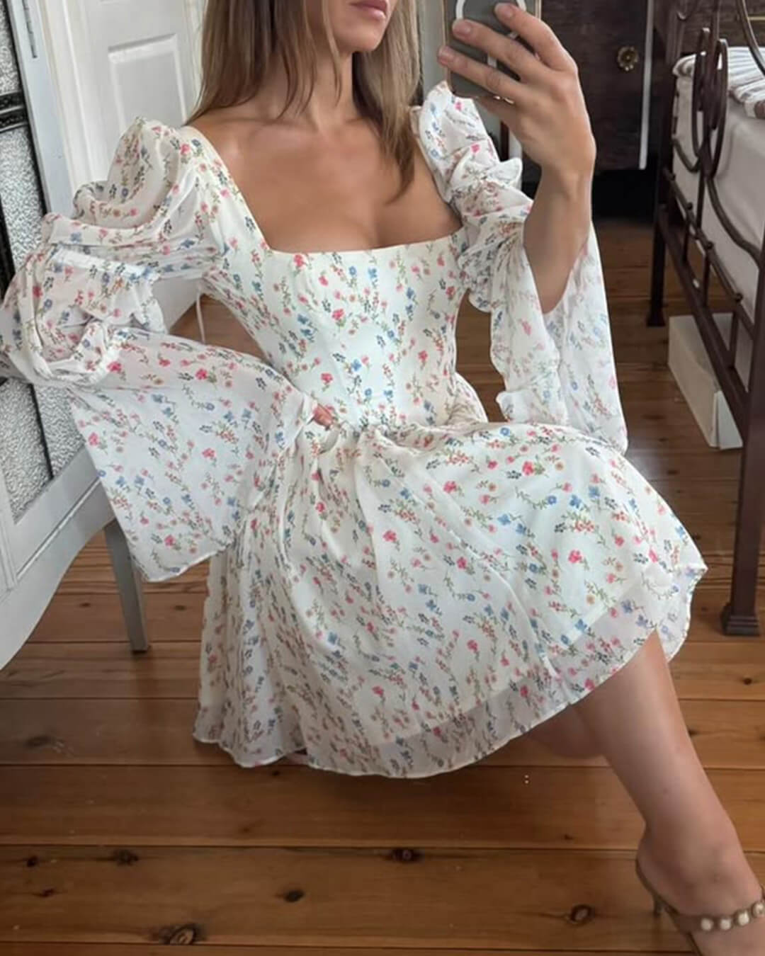ZEYA - Cecile Off-Shoulder Ruffled Mini Dress
