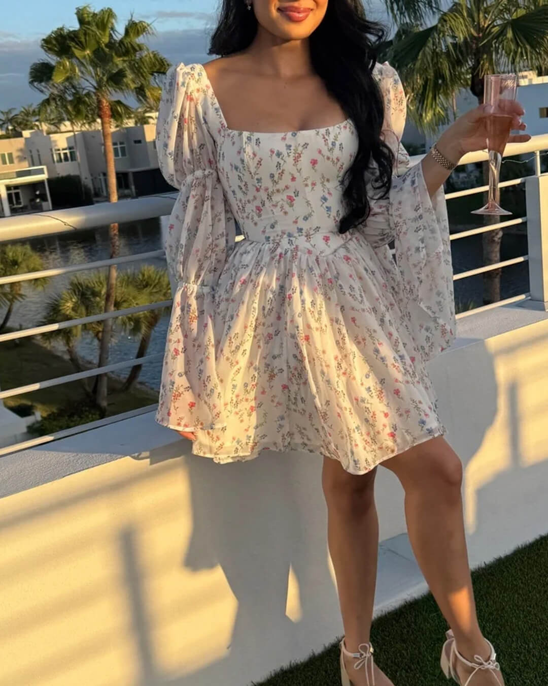 ZEYA - Cecile Off-Shoulder Ruffled Mini Dress