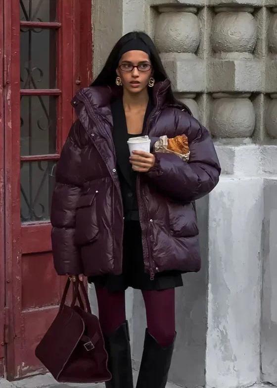 ZEYA - Charlotte Glossy Puffer Jacket