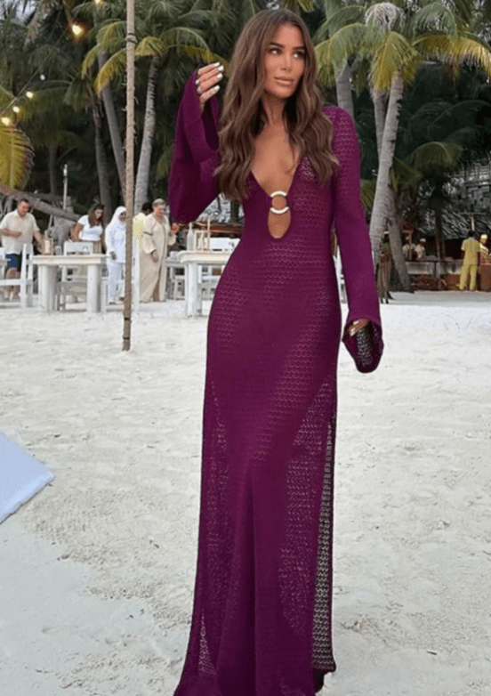 ZEYA - Courtney Knit Bodycon Beach Dress