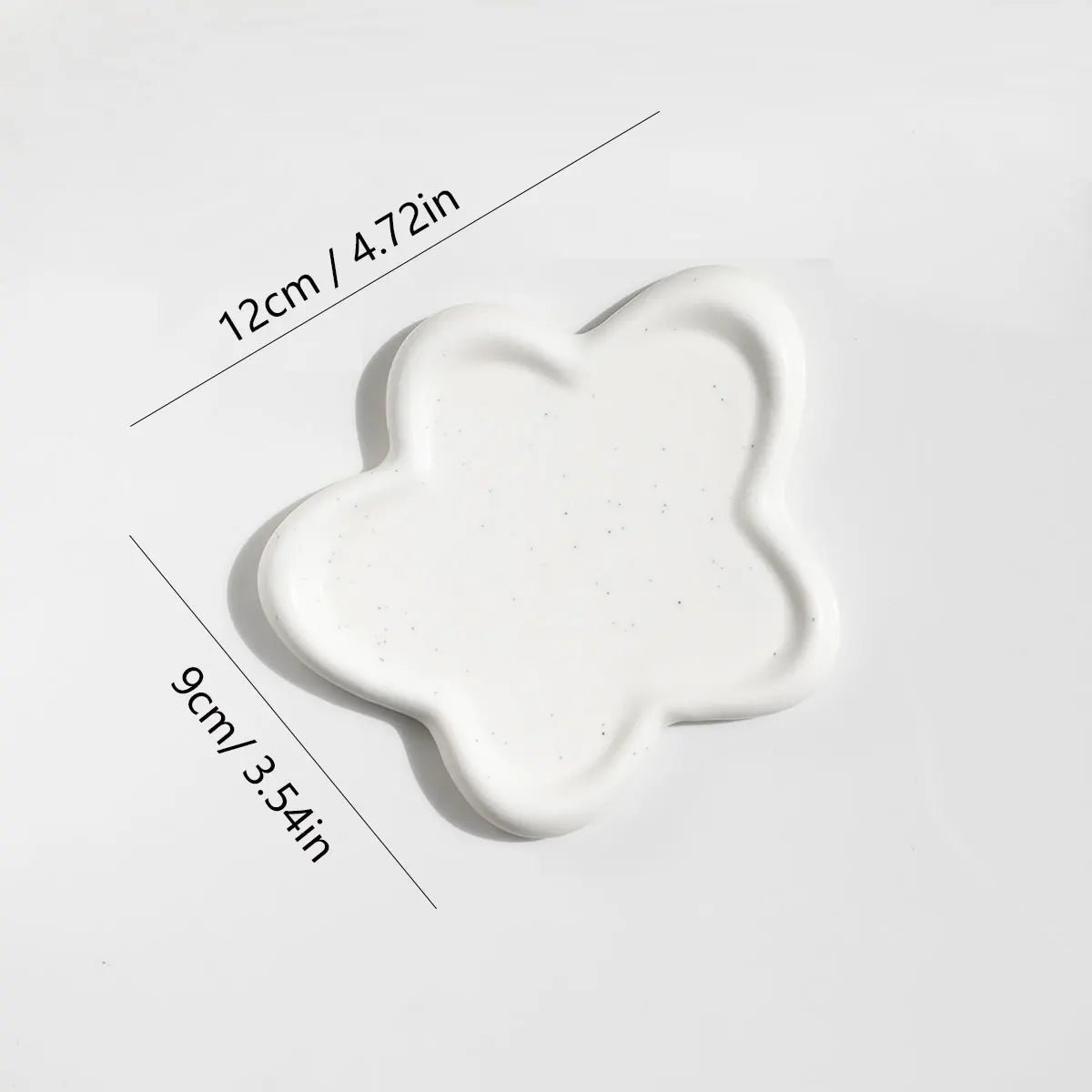 ZEYA - Cristine Irregular Ceramic Jewelry Tray for Display & Jewelry Storage