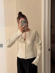 Daenerys knappet slim cardigan