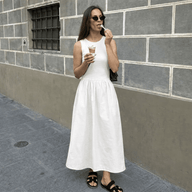 Dalhia mouwloze zomerjurk