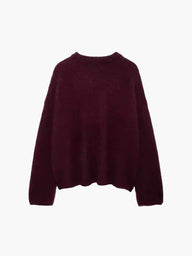 Bordowy sweter Dalia