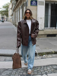 Darcy Zip-Up Lapel Jacket