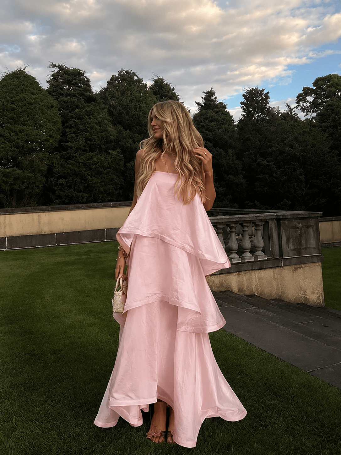 ZEYA - Daria Layered Ruffle Maxi Dress