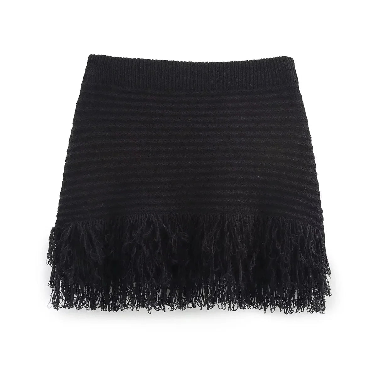 ZEYA - Demetra Knitted Tassel Skirt Set