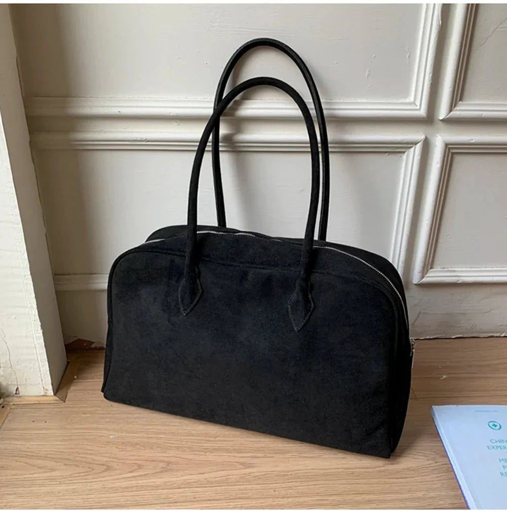 ZEYA - Dominica Suede Shoulder Bag